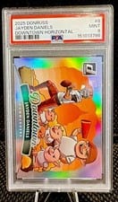 2025 Donruss Downtown! Horizontal Jayden Daniels #8 card