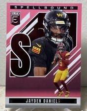 2025 Donruss Elite Spellbound Jayden Daniels #14 card