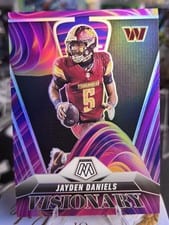 2025 Panini Mosaic Visionary Jayden Daniels #25 card