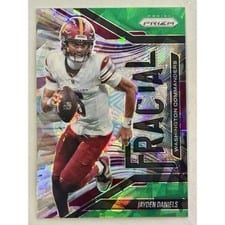 2025 Panini Prizm Fractal Jayden Daniels #1 card