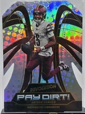 2025 Panini Revolution Pay Dirt! Jayden Daniels #12 card