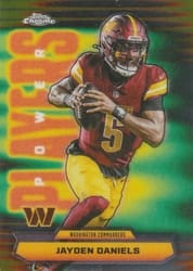2025 Topps Chrome Power Players Jayden Daniels #PP-3 card