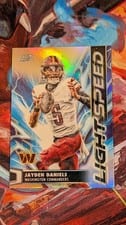 2025 Topps Cosmic Chrome Light Speed Jayden Daniels #LS-10 card