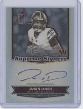 2025 Topps Signature Class Supreme Signers Jayden Daniels #SS-JD card