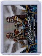 2024 Topps Chrome Cosmic Star Clusters Jayden Daniels / Sam Hartman #SCL-8 card