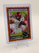 2025 Score-A-Treat Base Rookies Pumpkin Jayden Higgins #55 card