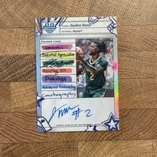 2024-25 Bowman University Chrome Course Load Autographs Jayden Nunn #CLA-JN card