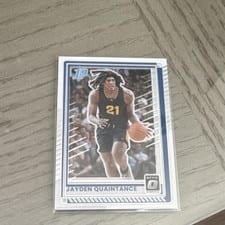 2025 Panini Donruss Jayden Quaintance Optic #72 card