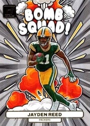 2023 Donruss Bomb Squad Jayden Reed #BS-15 card