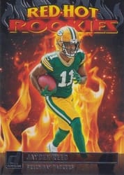 2023 Donruss Red Hot Rookies Jayden Reed #RHR-8 card
