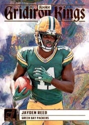 2023 Donruss Rookie Gridiron Kings Jayden Reed #RGK-14 card