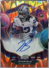 2025 Topps Cosmic Chrome First Flight Signatures Jaydon Blue #FFS-JB card