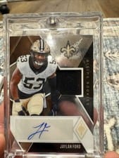 2024 Panini Phoenix Rising Rookie Autographs Jersey Jaylan Ford #RRAJ-JFD card