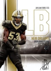 2024 Topps Signature Class Base Set Jaylan Ford #155 card