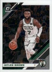 2019-20 Donruss Optic Base Set Jaylen Brown #72 card