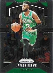2019-20 Panini Prizm Base Set Jaylen Brown #40 card