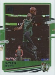 2020-21 Clearly Donruss Base Set Jaylen Brown #14 card