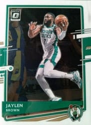 2020-21 Donruss Optic Base Set Jaylen Brown #127 card
