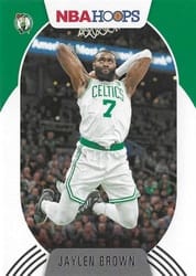 2020-21 Hoops Base Set Jaylen Brown #43 card