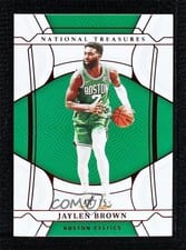 2021-22 Panini National Treasures Base Set Jaylen Brown #70 card