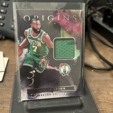 2022-23 Panini Origins Origins Memorabilia Jaylen Brown #OM-JBB card