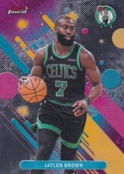 2025-26 Finest Base Set Jaylen Brown #22 card