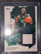 2025-26 Topps Own the Game Jaylen Brown #OTGA-JB card
