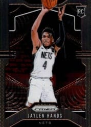 2019-20 Panini Prizm Base Set Jaylen Hands #293 card