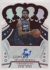 2019 Panini Crown Royale Rookie Autographs Jaylen Nowell #CR-JNW card