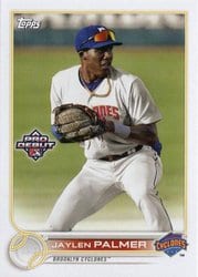2022 Topps Pro Debut Base Set Jaylen Palmer #PD-123 card