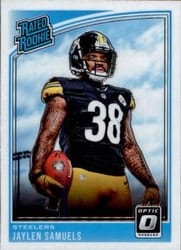 2018 Donruss Optic Base Set Jaylen Samuels #184 card