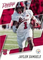 2018 Panini Prestige Base Set Jaylen Samuels #233 card