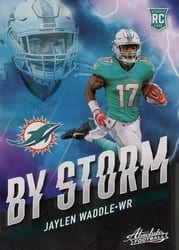 2021 Panini Absolute By Storm Jaylen Waddle #6 card