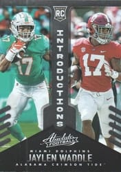 2021 Panini Absolute Introductions Jaylen Waddle #6 card