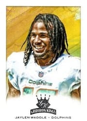 2021 Panini Chronicles Gridiron Kings Jaylen Waddle #GK-26 card