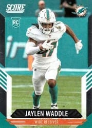2021 Panini Chronicles Score Update Rookies Jaylen Waddle #413 card
