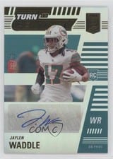 2021 Panini Chronicles Turn of the Century Autographs Jaylen Waddle #TOC-JWA card