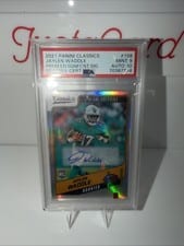 2021 Panini Classics Premium Edition Significant Signatures Jaylen Waddle #158 card