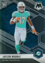2021 Panini Mosaic Base Set Jaylen Waddle #308 card