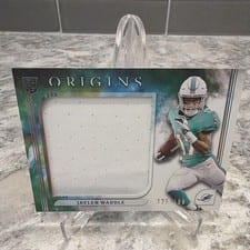 2021 Panini Origins Rookie Jumbo Jerseys Jaylen Waddle #RJJ-JW card