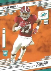 2021 Panini Prestige Base Set Jaylen Waddle #213 card