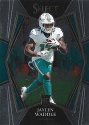 2021 Panini Select Base Set Jaylen Waddle #148 card