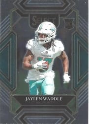 2021 Panini Select Base Set Jaylen Waddle #248 card