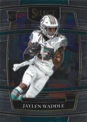 2021 Panini Select Base Set Jaylen Waddle #48 card