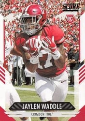 2021 Score Base Set Jaylen Waddle #326 card
