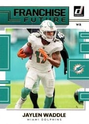 2022 Donruss Franchise Future Jaylen Waddle #FF-JW card