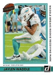 2022 Donruss Highlights Jaylen Waddle #H-JW card