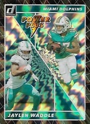 2022 Donruss Power Plus Jaylen Waddle #PP-18 card
