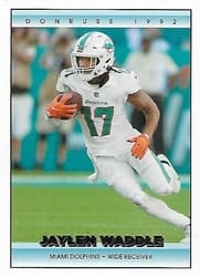 2022 Donruss Retro 1992 Jaylen Waddle #31 card