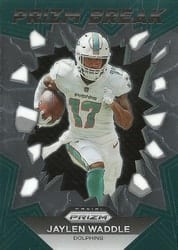 2023 Panini Prizm Prizm Break Jaylen Waddle #7 card